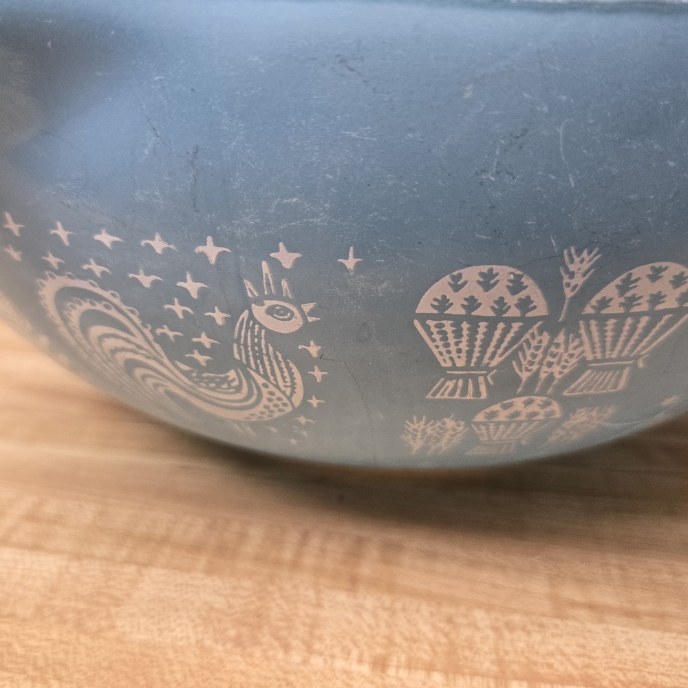 Pyrex Vintage Amish Butterprint 444 4 qt Mixing Bowl 1957-1968 - Picture 3 of 5
